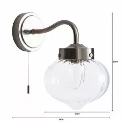 Dunelm Voyager Bathroom Wall Light 13 Dunelm Voyager Bathroom Wall Light -all lighting Sales Store 1000182558 alt07