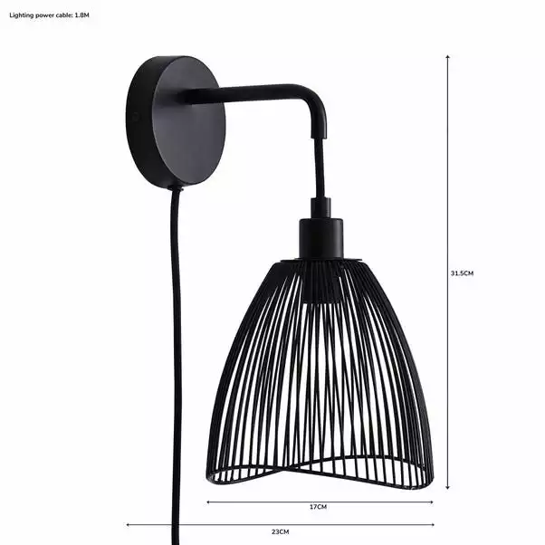 Elements Jaula Wall Light Black 8 Elements Jaula Wall Light Black - Image 6