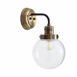 Dunelm Broden Bathroom Wall Light Ant Brass -all lighting Sales Store 1000182577 alt05