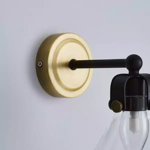 Dunelm Paulson Bathroom Wall Light Antique Brass 6 Dunelm Paulson Bathroom Wall Light Antique Brass - Image 4