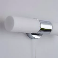 Dunelm Porto Bathroom 2 Light Wall Light Chrome -all lighting Sales Store 1000182581 alt02