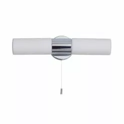 Dunelm Porto Bathroom 2 Light Wall Light Chrome -all lighting Sales Store 1000182581 alt05