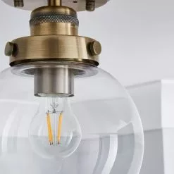 Dunelm Broden Bathroom Flush Fitting Antique Brass 11 Dunelm Broden Bathroom Flush Fitting Antique Brass -all lighting Sales Store 1000182583 alt03