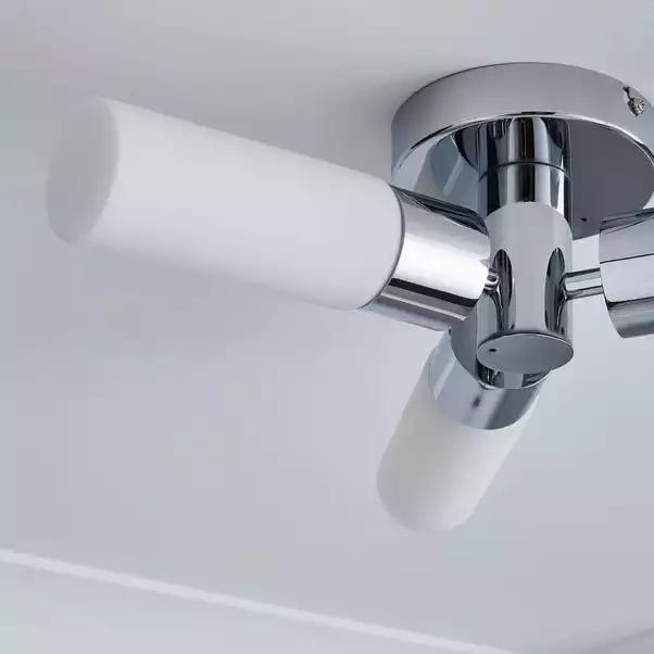Dunelm Porto 3 Light Bathroom Flush Fitting Chrome 5 Dunelm Porto 3 Light Bathroom Flush Fitting Chrome - Image 3