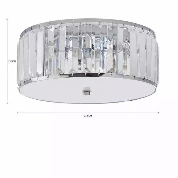 Dunelm Tropez Bathroom Flush Chandelier 8 Dunelm Tropez Bathroom Flush Chandelier - Image 6