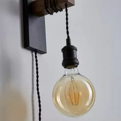 Dunelm Fulton Easy Fit Plug In Wall Light -all lighting Sales Store 1000182782 alt03