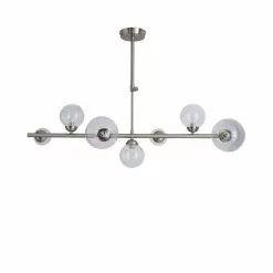 Dunelm Tarsia Glass Ceiling Fitting Satin Nickel 12 Dunelm Tarsia Glass Ceiling Fitting Satin Nickel -all lighting Sales Store 1000182791 alt05