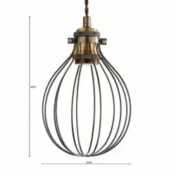 Dunelm Charlie Industrial Bulb Cage 13 Dunelm Charlie Industrial Bulb Cage -all lighting Sales Store 1000182917 alt07