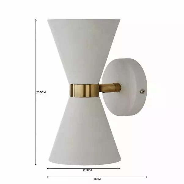 Dunelm Archie Retro Head Dual Lit Wall Light 8 Dunelm Archie Retro Head Dual Lit Wall Light - Image 6