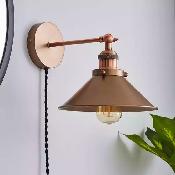 Dunelm Logan Plug-in Wall Light 4 Dunelm Logan Plug-in Wall Light - Image 2