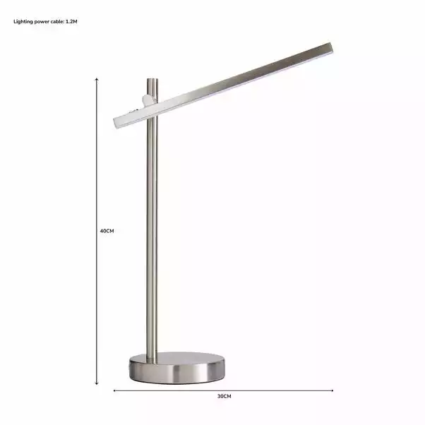 Dunelm Talis Integrated LED Touch Dimmable Table Lamp 8 Dunelm Talis Integrated LED Touch Dimmable Table Lamp - Image 6