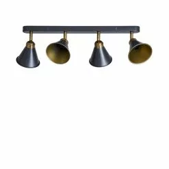 Dunelm Logan 4 Light Grey Spotlight Bar -all lighting Sales Store 1000183040 alt05