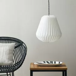 The Edited Life Origami Decagon Paper Easy Fit Pendant 12 The Edited Life Origami Decagon Paper Easy Fit Pendant -all lighting Sales Store 1000183095 alt01