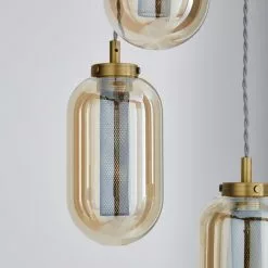 Dunelm Safi Mesh Detail 3 Cluster Ceiling Fitting Antique Brass 10 Dunelm Safi Mesh Detail 3 Cluster Ceiling Fitting Antique Brass -all lighting Sales Store 1000183096 alt02