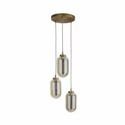 Dunelm Safi Mesh Detail 3 Cluster Ceiling Fitting Antique Brass 12 Dunelm Safi Mesh Detail 3 Cluster Ceiling Fitting Antique Brass -all lighting Sales Store 1000183096 alt05