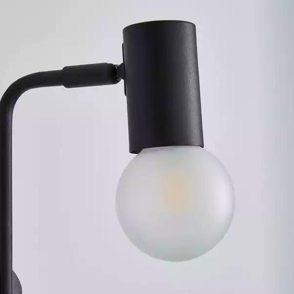 Dunelm Bradford EasyFit Plug In Wall Light Matt Black 5 Dunelm Bradford EasyFit Plug In Wall Light Matt Black - Image 3