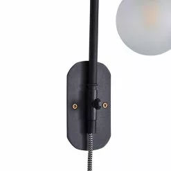 Dunelm Bradford EasyFit Plug In Wall Light Matt Black 12 Dunelm Bradford EasyFit Plug In Wall Light Matt Black -all lighting Sales Store 1000183098 alt05