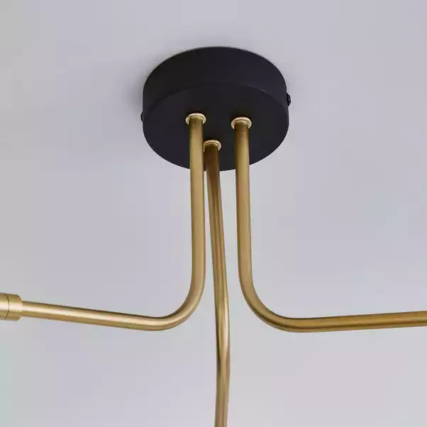Dunelm Savona 3 Light Ceiling Fitting Black 6 Dunelm Savona 3 Light Ceiling Fitting Black - Image 4