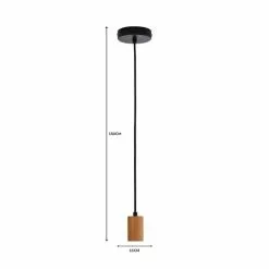 Dunelm Aliya Flex Fitting Wooden -all lighting Sales Store 1000183103 alt07