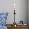 Dunelm Fluted Candlestick Antique Brass Table Lamp Base 1 Dunelm Fluted Candlestick Antique Brass Table Lamp Base -all lighting Sales Store 20156527