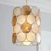 Capiz Champagne Easy Fit Pendant 2 Capiz Champagne Easy Fit Pendant -all lighting Sales Store 30049033