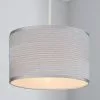 Dunelm Ripple Lamp Shade 24cm Silver 1 Dunelm Ripple Lamp Shade 24cm Silver -all lighting Sales Store 30124445