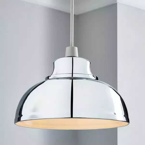 Dunelm Galley Chrome Easy Fit Pendant 3 Dunelm Galley Chrome Easy Fit Pendant
