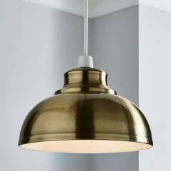 Galley Antique Brass Easy Fit Pendant