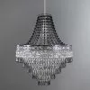 Dunelm Blenheim 47cm Smoked Jewels Chandelier Easy Fit Pendant 2 Dunelm Blenheim 47cm Smoked Jewels Chandelier Easy Fit Pendant -all lighting Sales Store 30131245