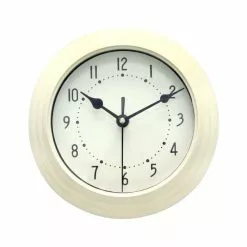 Dunelm Mini Station 20cm Wall Clock Cream