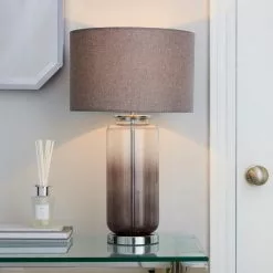 Hotel Large Ombre Glass Table Lamp