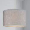 Dunelm Carrie Textured Lamp Shade 30cm Grey 1 Dunelm Carrie Textured Lamp Shade 30cm Grey -all lighting Sales Store 30169053