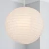 Dunelm Paper Lantern 30cm White Easy Fit Pendant 1 Dunelm Paper Lantern 30cm White Easy Fit Pendant -all lighting Sales Store 30243888