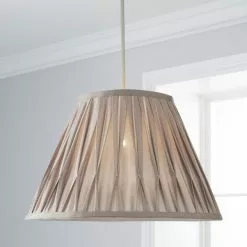 Dunelm Valerie Pleat Candle Lamp Shade