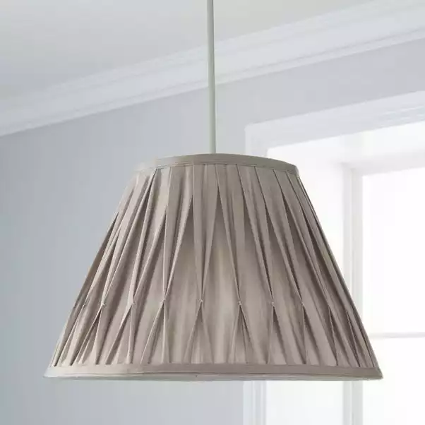 Dunelm Valerie Pleat Candle Lamp Shade 4 Dunelm Valerie Pleat Candle Lamp Shade - Image 2