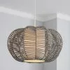 Dunelm Weave Wicker Natural Easy Fit Pendant 2 Dunelm Weave Wicker Natural Easy Fit Pendant -all lighting Sales Store 30244241