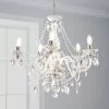 Dunelm Marie Therese 5 Light Integrated LED Chrome Chandelier 1 Dunelm Marie Therese 5 Light Integrated LED Chrome Chandelier -all lighting Sales Store 30464461