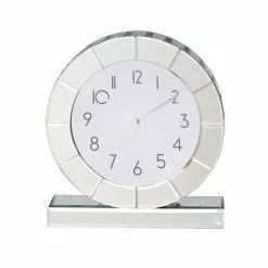 5A Fifth Avenue Mirrored Mantle Clock
