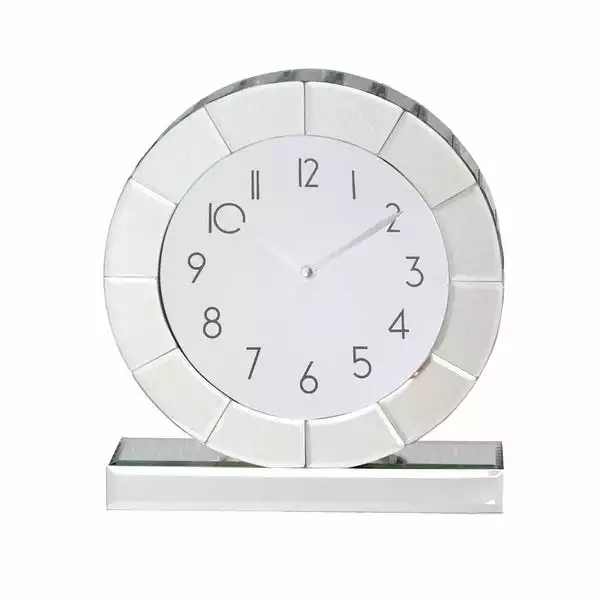 5A Fifth Avenue Mirrored Mantle Clock 3 5A Fifth Avenue Mirrored Mantle Clock