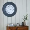 Dunelm Grantham 77cm Station Wall Clock Grey -all lighting Sales Store 30564963