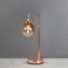 Dunelm Tanner Copper And Glass Table Lamp -all lighting Sales Store 30571723