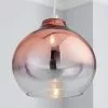 Dunelm Nivala Ombre Smoked Glass Copper Easy Fit Pendant 1 Dunelm Nivala Ombre Smoked Glass Copper Easy Fit Pendant -all lighting Sales Store 30571727