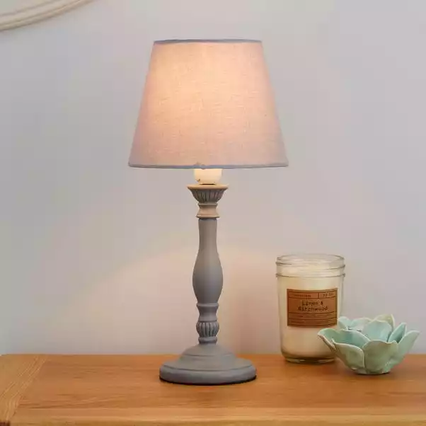Dunelm Tofty Grey Table Lamp 3 Dunelm Tofty Grey Table Lamp