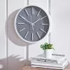 Dunelm Modern 35cm Wall Clock Grey 1 Dunelm Modern 35cm Wall Clock Grey -all lighting Sales Store 30614137