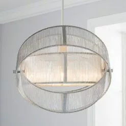 Dunelm Jolana String Silver Easy Fit Pendant