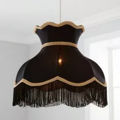 Dunelm Carmona Lamp Shade 45cm Black