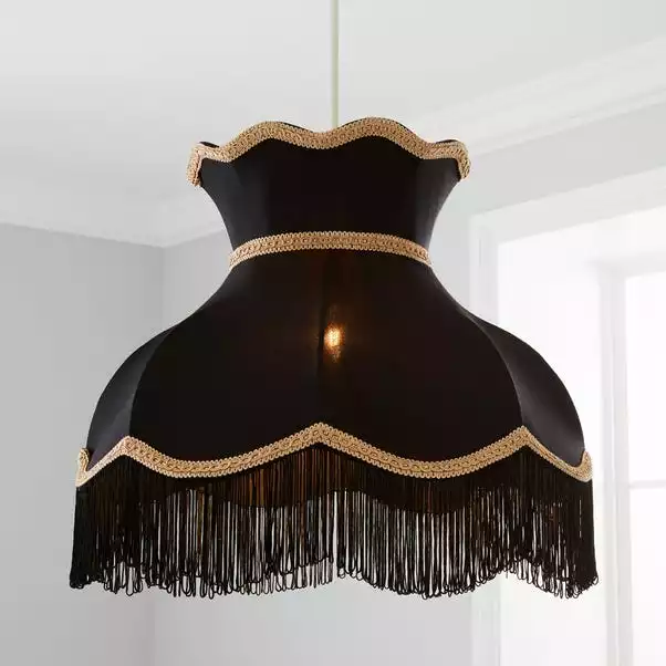 Dunelm Carmona Lamp Shade 45cm Black 3 Dunelm Carmona Lamp Shade 45cm Black