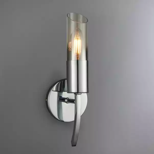Dunelm Corvus Chrome Wall Light 3 Dunelm Corvus Chrome Wall Light