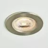 Dunelm Basics 1 Light Integrated LED Satin Nickel Recess Light
