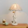 Dunelm Darcy Resin Duck White Table Lamp -all lighting Sales Store 30624640
